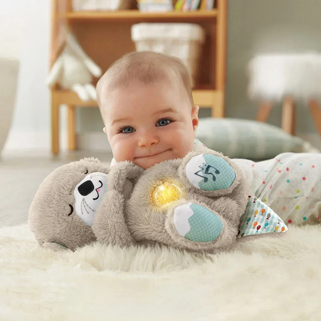 Peluche Nutria De Apego Con Respiración