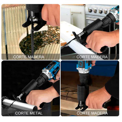 Adaptador de Sierra Eléctrica Multiuso para Taladros