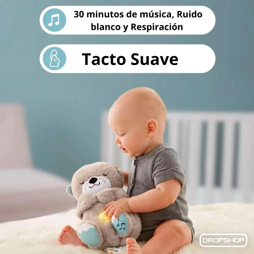 Peluche Nutria De Apego Con Respiración
