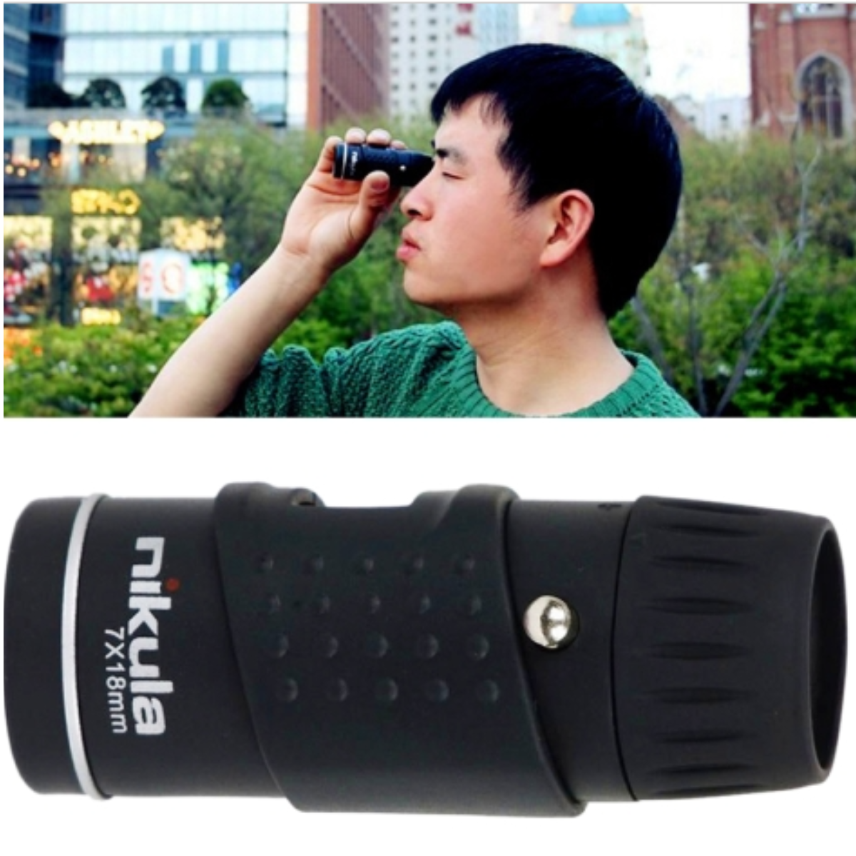 Telescopio de bolsillo monocular