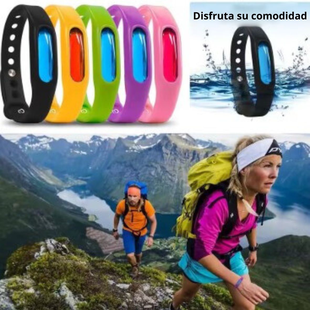 Pulsera Antimosquitos (Set de 3 Unidades)