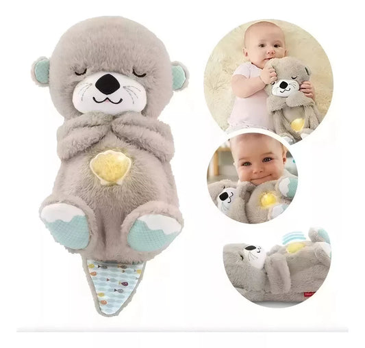 Peluche Nutria De Apego Con Respiración