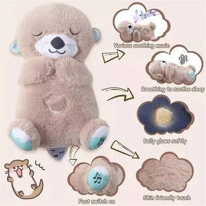 Peluche Nutria De Apego Con Respiración